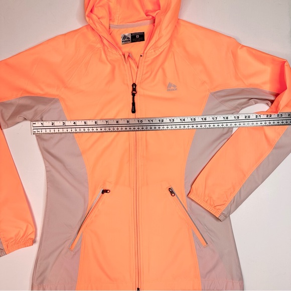 RBX Performance Neon Tangerine Color Windbreaker Hoodie S - Picture 5 of 8